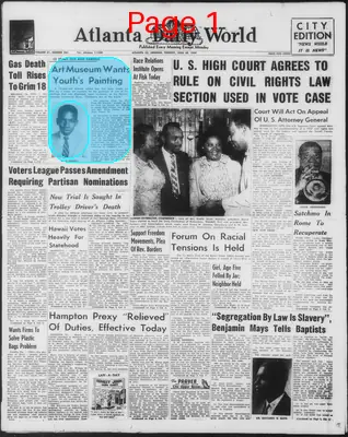 Page thumbnail for Atlanta Daily World