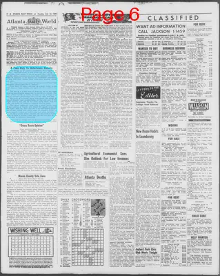 Page thumbnail for Atlanta Daily World