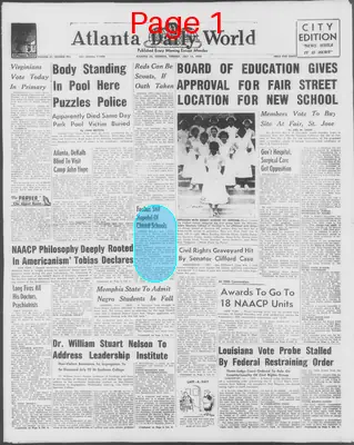 Page thumbnail for Atlanta Daily World