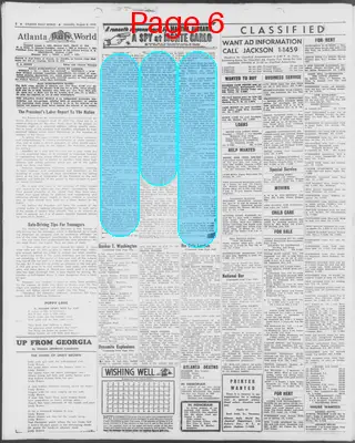 Page thumbnail for Atlanta Daily World