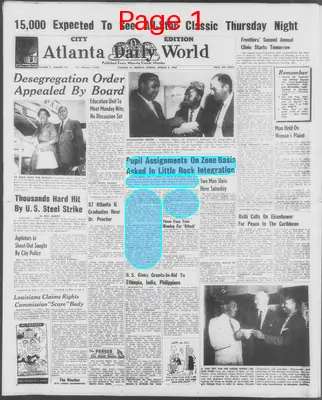 Page thumbnail for Atlanta Daily World