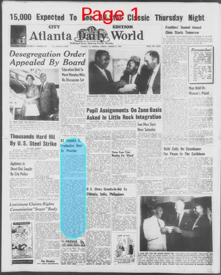 Page thumbnail for Atlanta Daily World