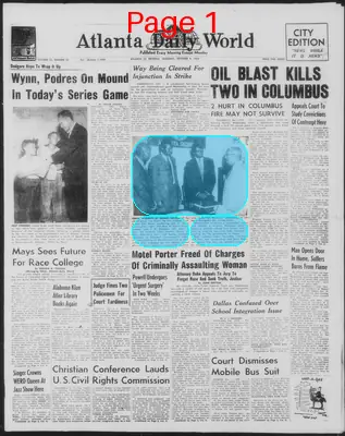 Page thumbnail for Atlanta Daily World