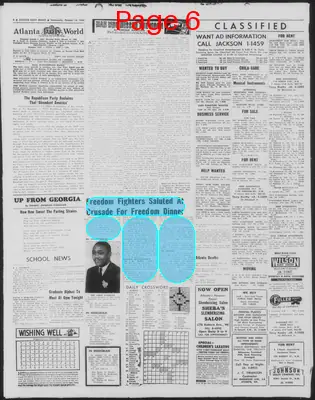 Page thumbnail for Atlanta Daily World