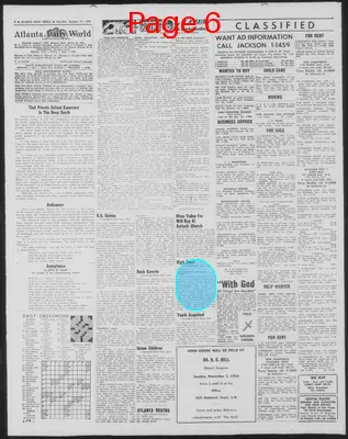 Page thumbnail for Atlanta Daily World