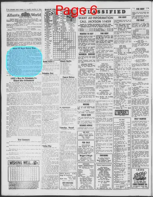 Page thumbnail for Atlanta Daily World