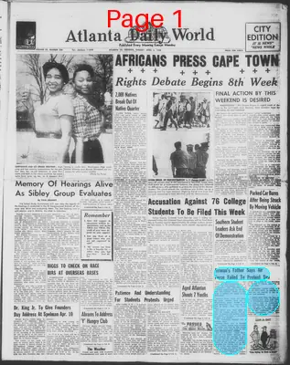 Page thumbnail for Atlanta Daily World