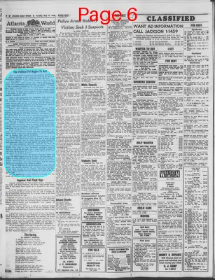 Page thumbnail for Atlanta Daily World