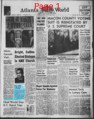 Page thumbnail for Atlanta Daily World
