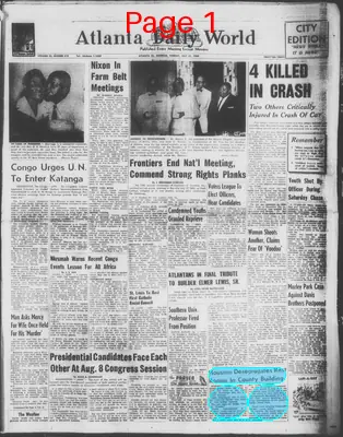 Page thumbnail for Atlanta Daily World
