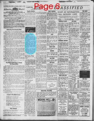 Page thumbnail for Atlanta Daily World