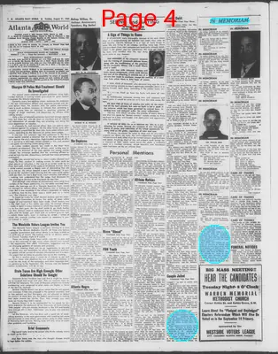 Page thumbnail for Atlanta Daily World
