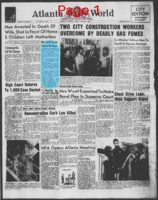 Page thumbnail for Atlanta Daily World
