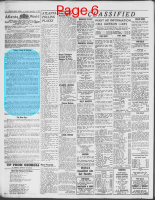 Page thumbnail for Atlanta Daily World