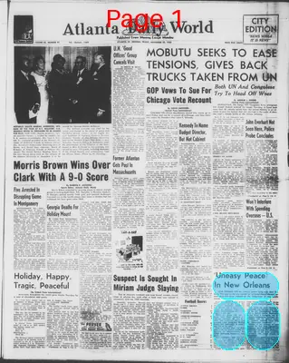 Page thumbnail for Atlanta Daily World
