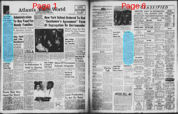 Page thumbnail for Atlanta Daily World