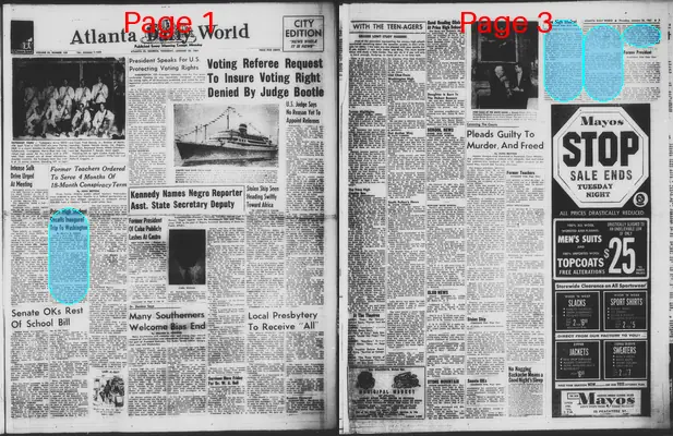 Page thumbnail for Atlanta Daily World
