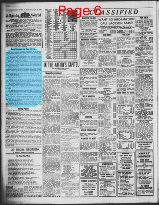 Page thumbnail for Atlanta Daily World