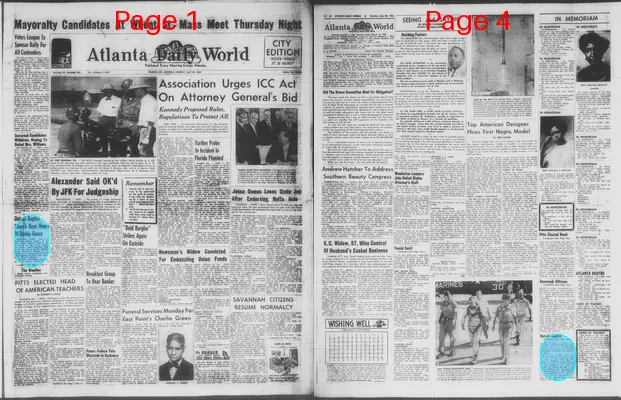 Page thumbnail for Atlanta Daily World