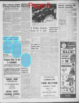 Page thumbnail for Atlanta Daily World