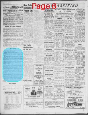 Page thumbnail for Atlanta Daily World