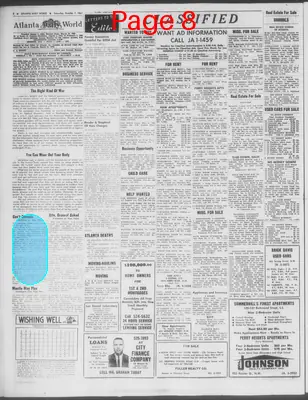 Page thumbnail for Atlanta Daily World
