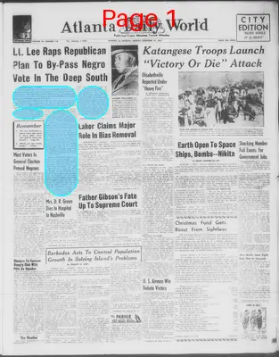 Page thumbnail for Atlanta Daily World