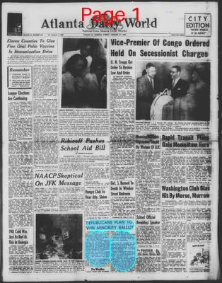 Page thumbnail for Atlanta Daily World
