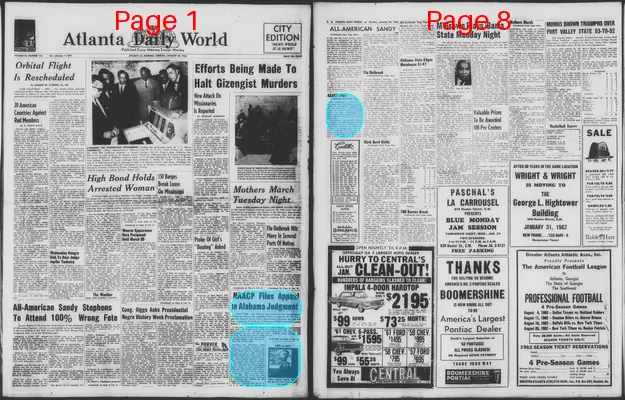 Page thumbnail for Atlanta Daily World
