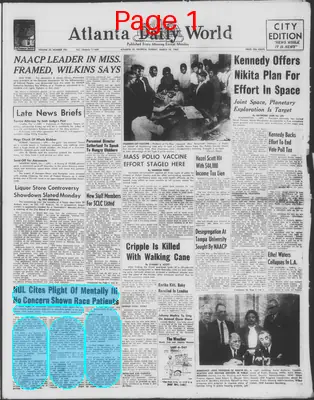 Page thumbnail for Atlanta Daily World