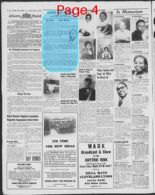 Page thumbnail for Atlanta Daily World