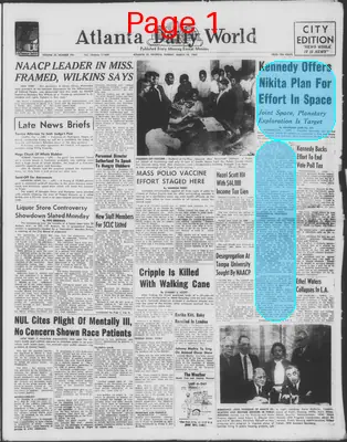 Page thumbnail for Atlanta Daily World