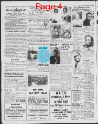 Page thumbnail for Atlanta Daily World