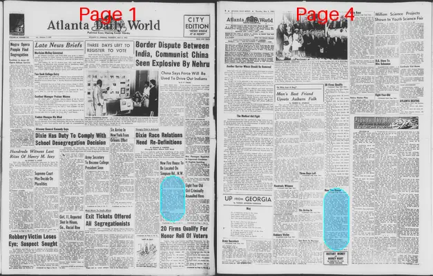Page thumbnail for Atlanta Daily World