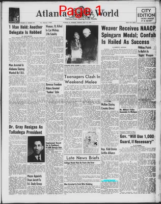 Page thumbnail for Atlanta Daily World
