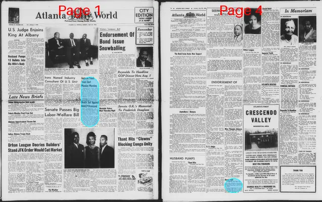 Page thumbnail for Atlanta Daily World