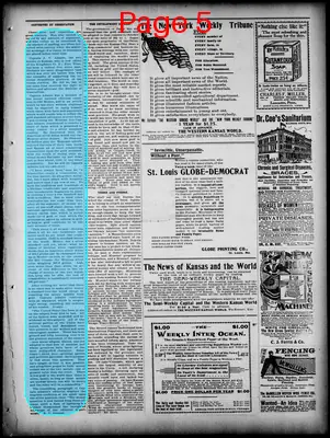 Page thumbnail for Western Kansas World