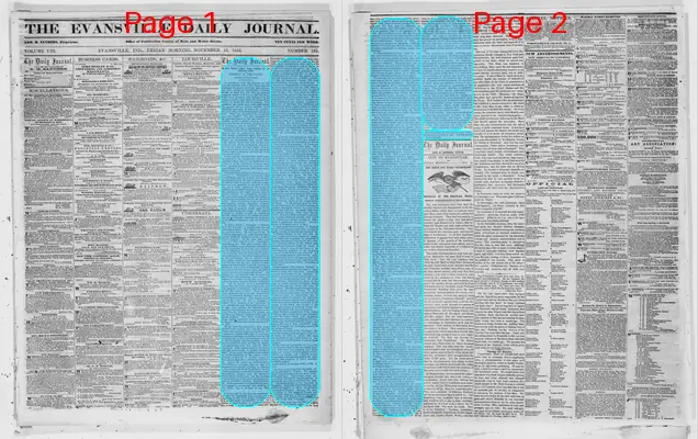 Page thumbnail for The Evansville Daily Journal