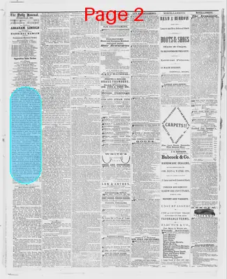 Page thumbnail for The Evansville Daily Journal