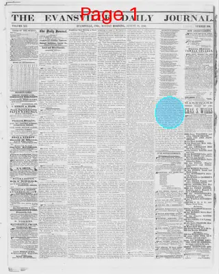 Page thumbnail for The Evansville Daily Journal