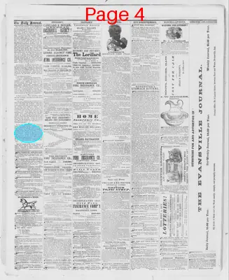 Page thumbnail for The Evansville Daily Journal