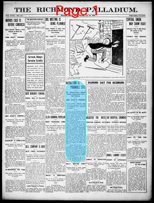 Page thumbnail for The Richmond Palladium