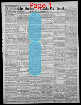Page thumbnail for Indiana State Sentinel