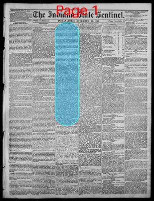 Page thumbnail for Indiana State Sentinel