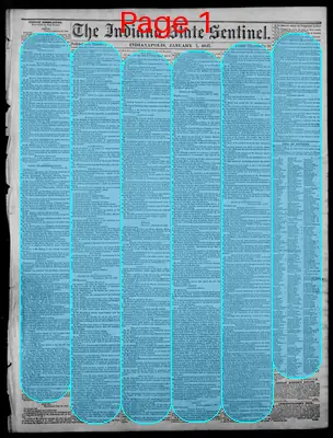 Page thumbnail for Indiana State Sentinel