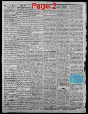 Page thumbnail for Indiana State Sentinel