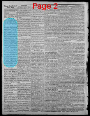 Page thumbnail for Indiana State Sentinel