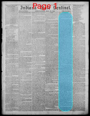 Page thumbnail for Indiana State Sentinel