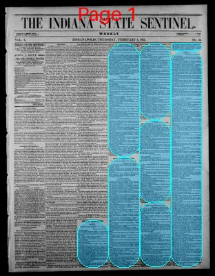 Page thumbnail for Indiana State Sentinel
