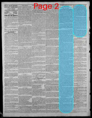 Page thumbnail for Indiana State Sentinel